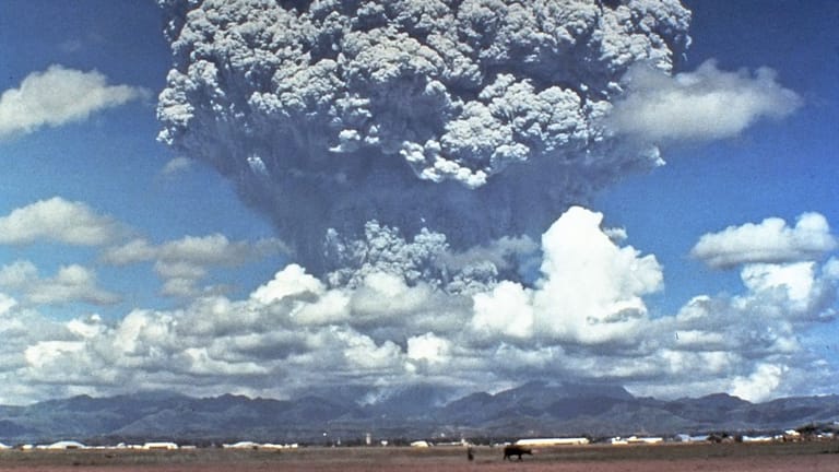 Ausbruch: Vor 30 Jahren führte die Eruption des Pinatubo zu einer gewaltigen Aschewolke, die eine globale Abkühlung auslöste.