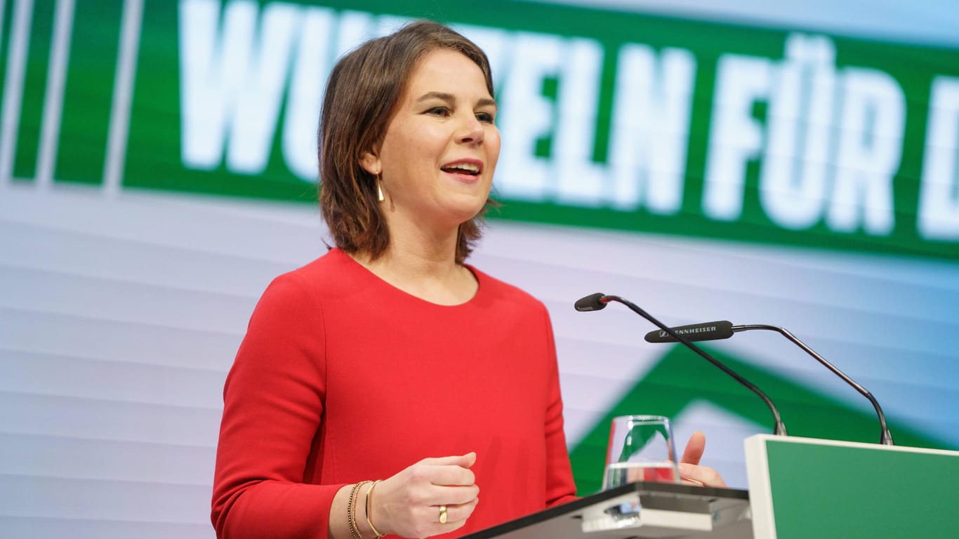 Annalena Baerbock: Die Grünen-Chefin hat mit ihrer Partei zwei Prozentpunkte dazu gewonnen.
