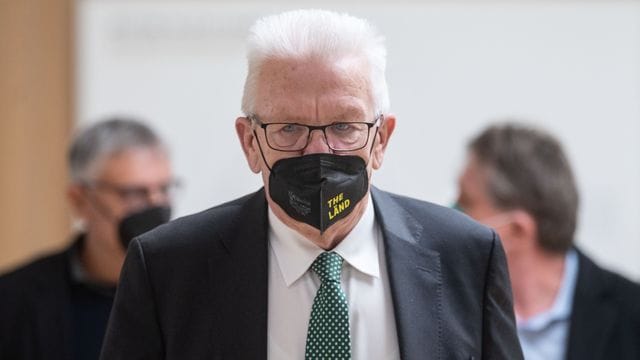 Baden-Württembergs Ministerpräsident Winfried Kretschmann (Grüne) Baden-Württembergs Ministerpräsident Winfried Kretschmann (Grüne)