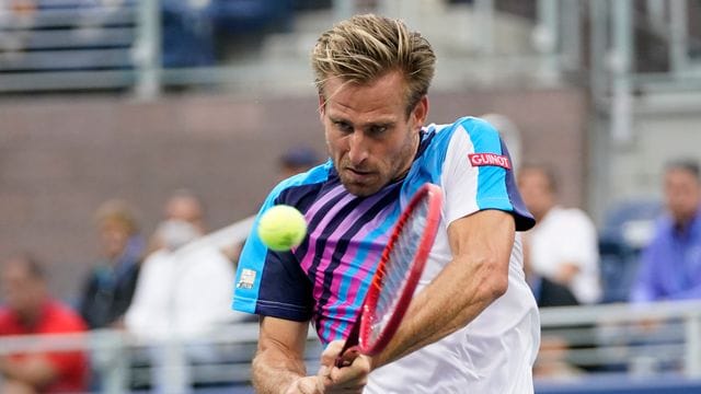 Peter Gojowczyk spielt das erste Einzel gegen Großbritannien. Peter Gojowczyk spielt das erste Einzel gegen Großbritannien.