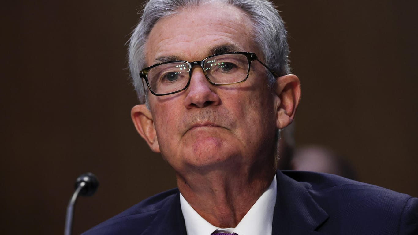 Jerome Powell: Der Fed-Chef warnt vor einer anhaltend hohen Inflation.