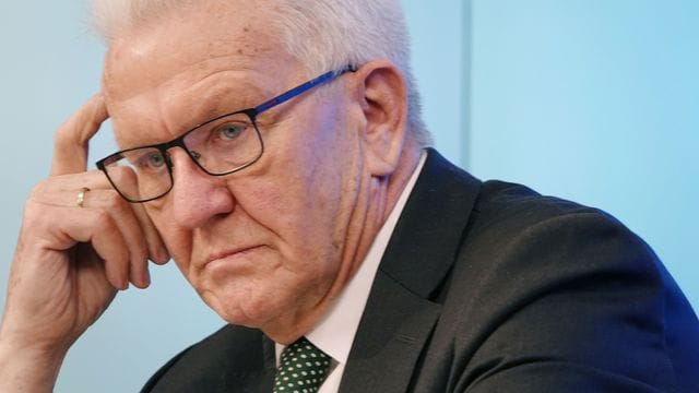 Baden-Württembergs Ministerpräsident Winfried Kretschmann (Grüne) Baden-Württembergs Ministerpräsident Winfried Kretschmann (Grüne)