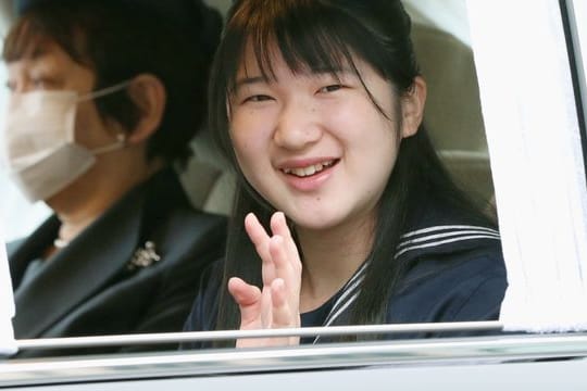 Die japanische Prinzessin Aiko wird am 1.