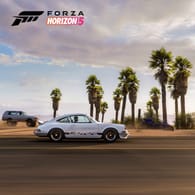 Ein alter Porsche rast durch die mexikanische Wüste: Forza Horizon 5 bietet neben über 500 Fahrzeugen auch. die vielfältigste und größte Landschaft, die man je in einem Forza-Spiel erleben konnte.