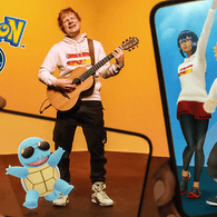 Der britische Sänger Ed Sheeran gibt in Pokémon Go ein exklusives Konzert.
