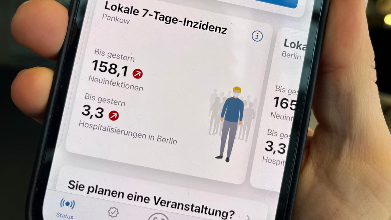 Corona-Warn-App: Die neueste Version zeigt jetzt auch die lokale 7-Tage-Inzidenz für Hospitalisierungen