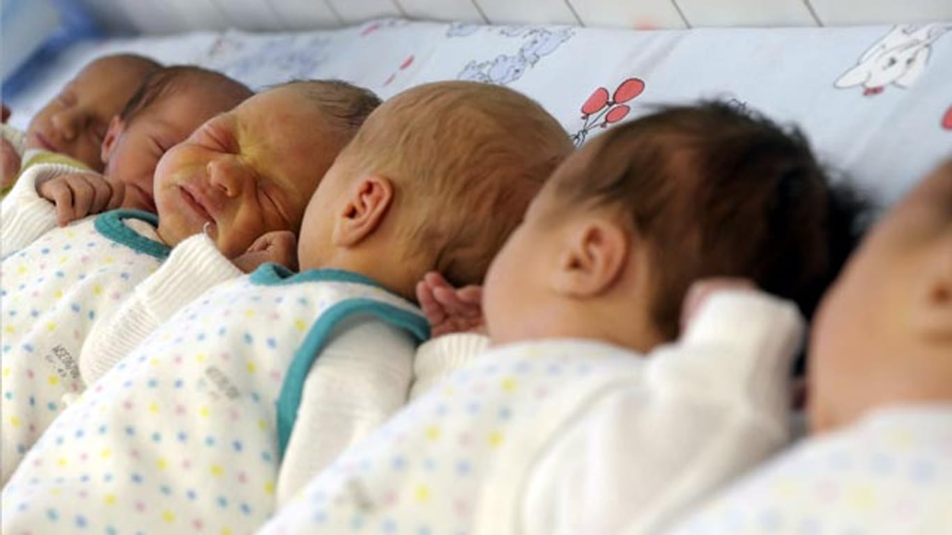 Im Jahr 2011 wurden in Deutschland rund 663.000 Babys geboren.