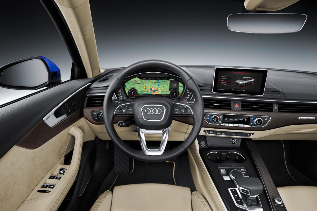 Der neue Audi A4 bekommt optional das virtuelle Cockpit.