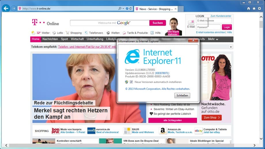 Der Internet Explorer steckt in jedem Windows-Rechner – und gerät immer wieder in den Fokus von Cyber-Kriminellen Der Internet Explorer steckt in jedem Windows-Rechner – und gerät immer wieder in den Fokus von Cyber-Kriminellen