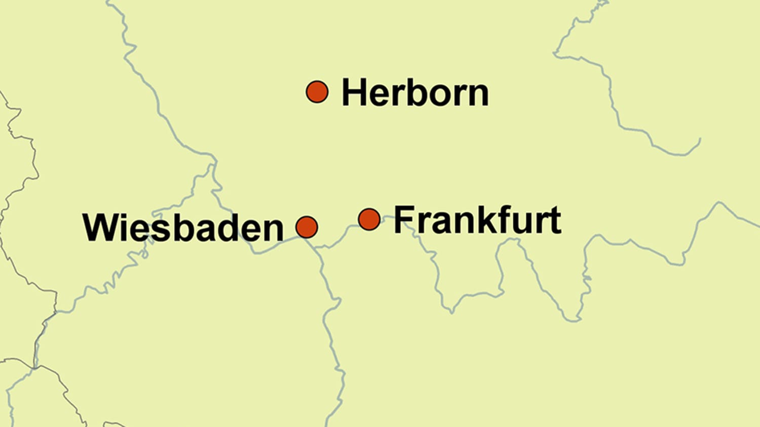 Herborn liegt im Lahn-Dill-Kreis, nördlich von Wiesbaden und Frankfurt. Die Stadt hat rund 20.000 Einwohner.