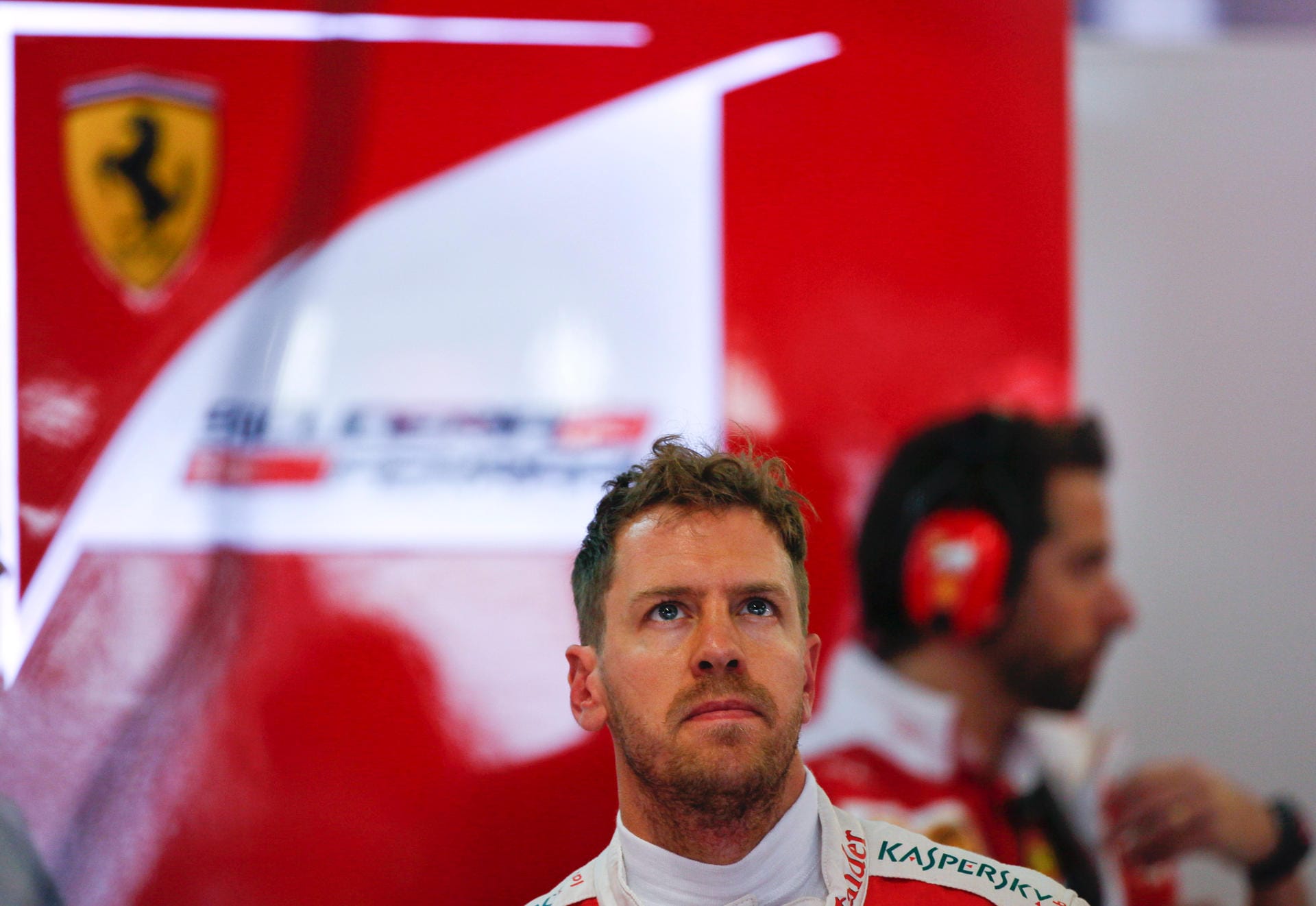 Sebastian Vettel wusste nicht, ob er sich freuen oder ärgern sollte...
