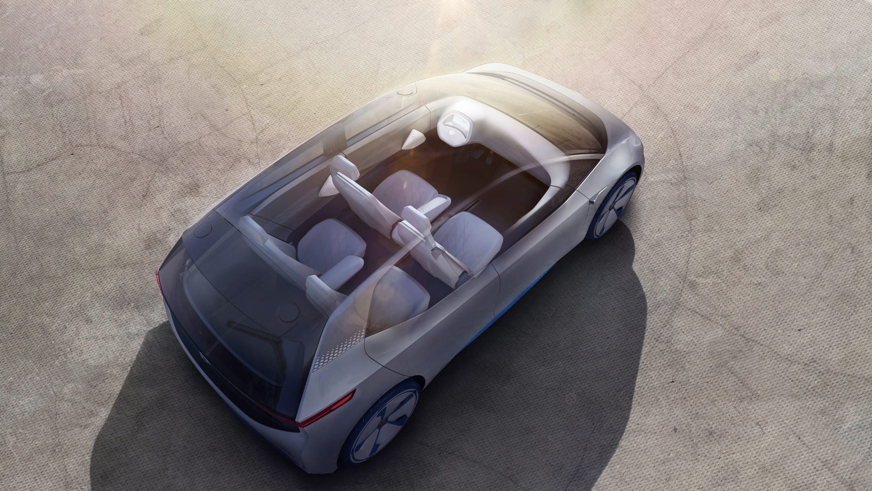 Vier Personen finde Innen Platz - für etwa 30.000 Euro soll der VW I.D. ab 2020 zu haben sein.