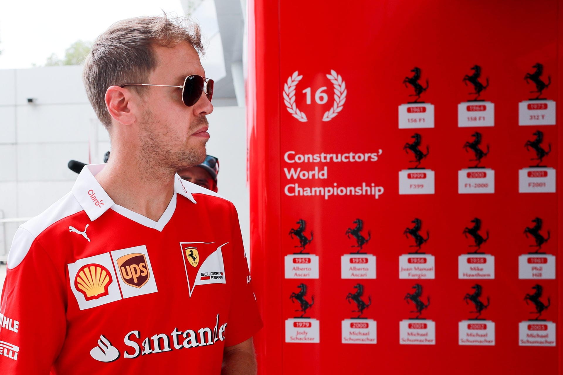 Gedrückte Stimmung hingegen bei Sebastian Vettel: Ferrari ist in Malaysia nicht so stark wie erhofft.
