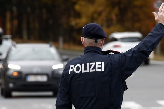 Verkehrskontrolle in Klagenfurt.