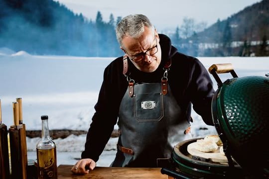 Tom Heinzle: Bei dem Grillexperten und Kochbuchautor bleibt der Grill auch im Winter nicht kalt.