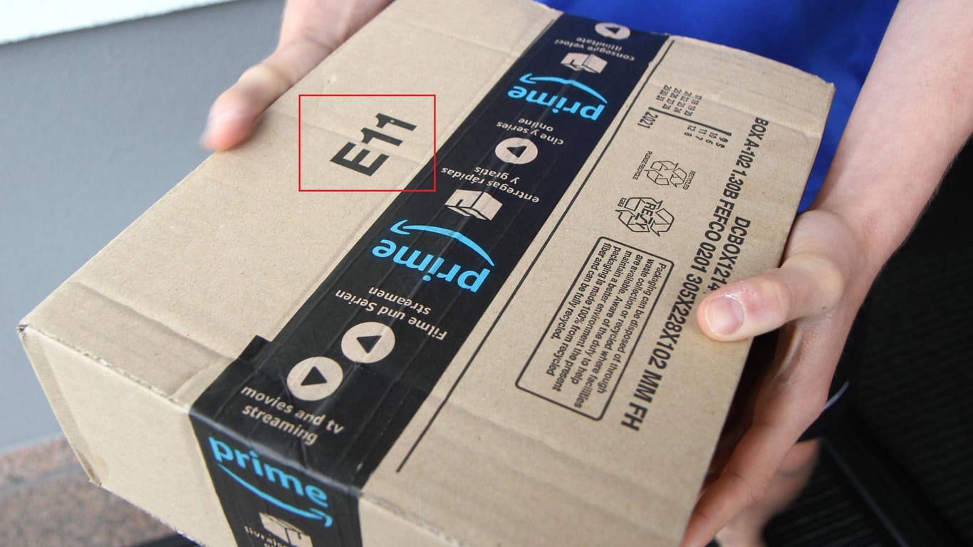Paketanlieferung durch Amazon Prime: Auf dem Paket ist der Code E11 aufgedruckt. Teilt er Kunden in Kategorien ein?