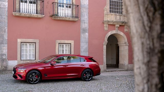 Der Genesis G70 Shooting Break soll dem VW Arteon und dem Mercedes CLA Shooting Break Konkurrenz machen.