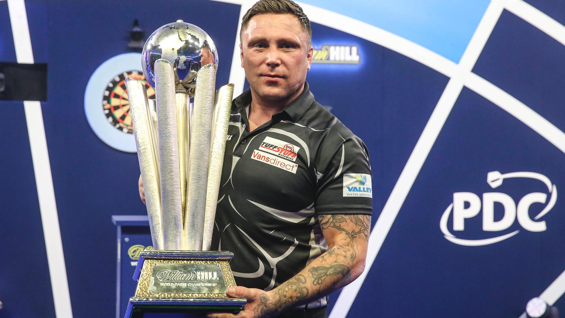 Gerwyn Price: Der Waliser geht als Titelverteidiger in die Darts-WM 2022.