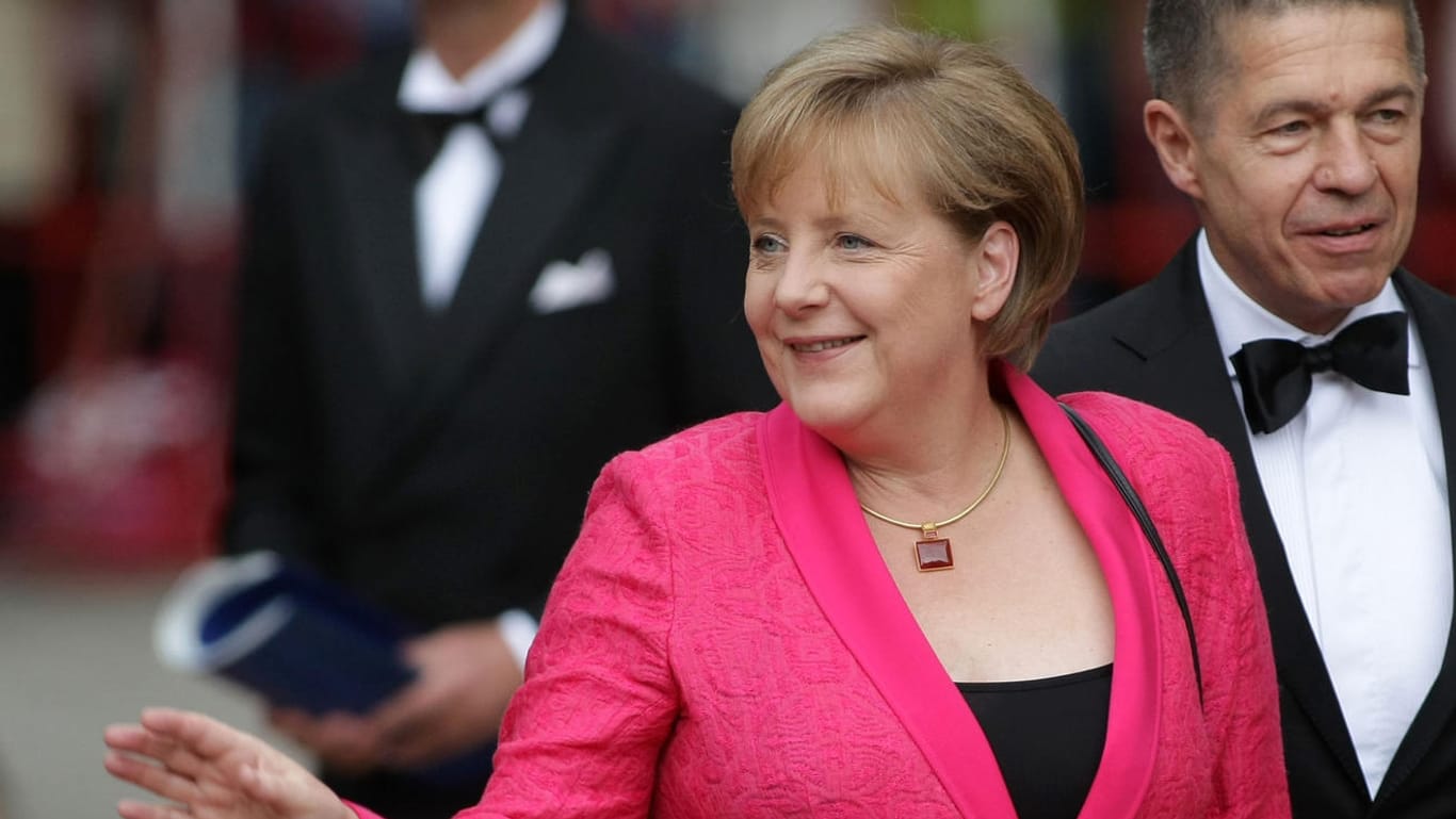 Angela Merkel und Joachim Sauer: In Bayreuth geben sie sich Jahr für Jahr zu den Festspielen die Ehre.