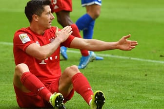 Wird vom Dortmunder Stadionsprecher Norbert Dickel kritisiert: Bayern-Star Robert Lewandowski.