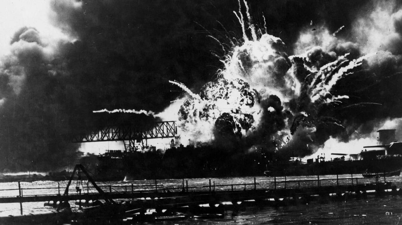 Pearl Harbor: Am 7. Dezember 1941 attackierten japanische Flieger den US-Stützpunkt.