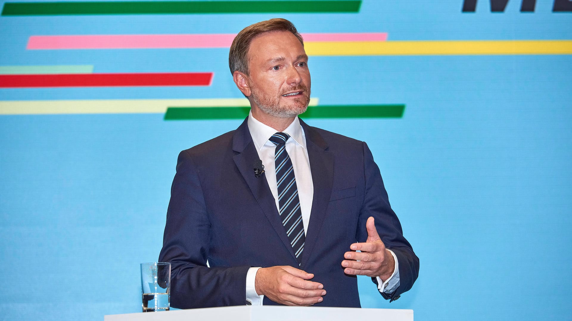 Christian Lindner: Lange habe er auf eine Impfquote von 85 Prozent gehofft und sei nun "enttäuscht".