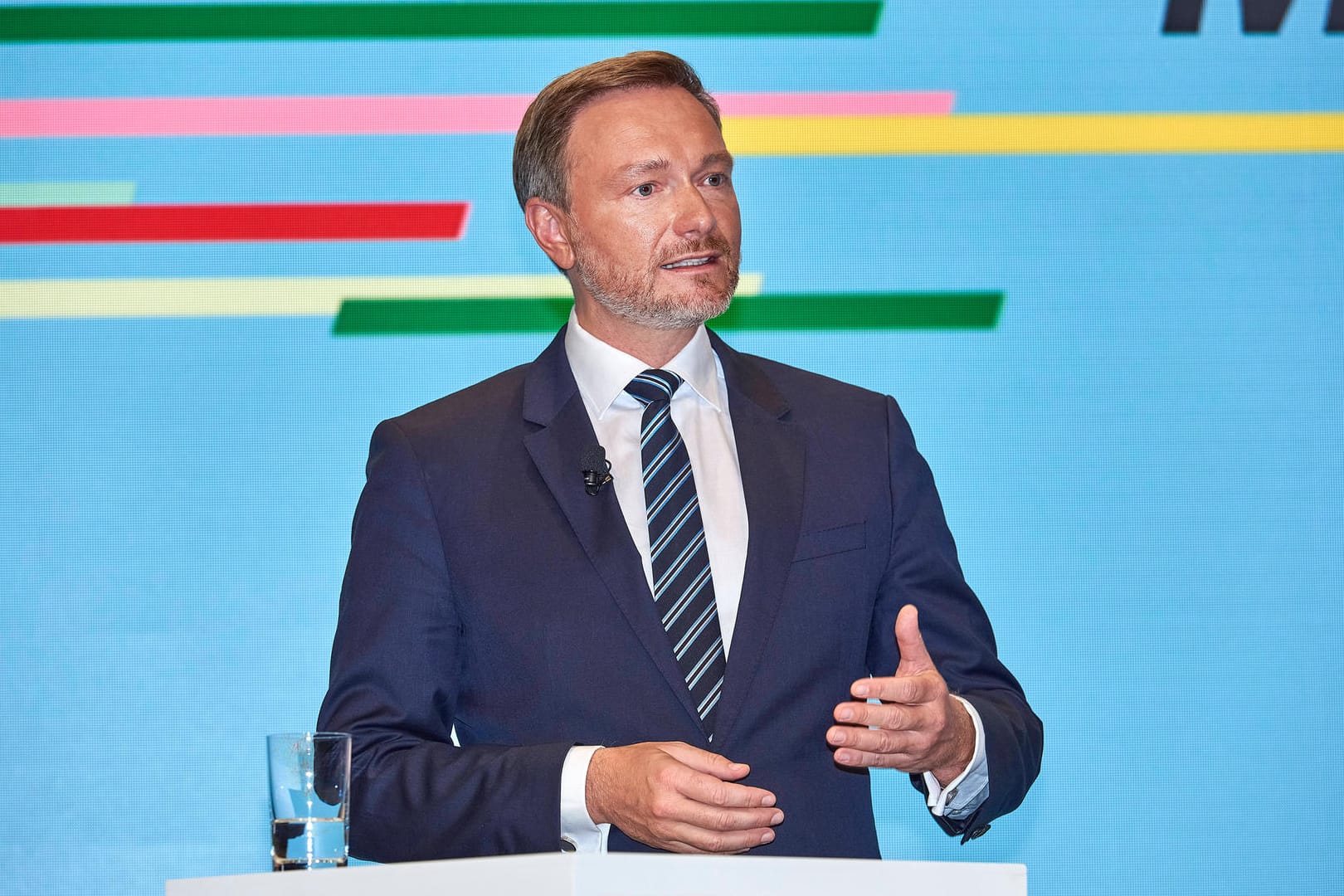 Christian Lindner: Lange habe er auf eine Impfquote von 85 Prozent gehofft und sei nun "enttäuscht".