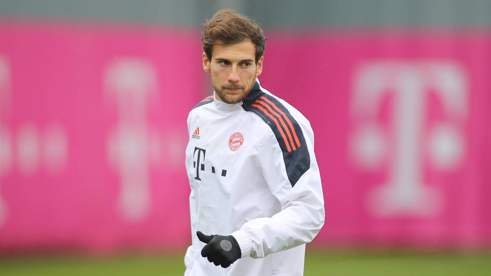 Leon Goretzka: Der Mittelfeldspieler musste das Training abbrechen.