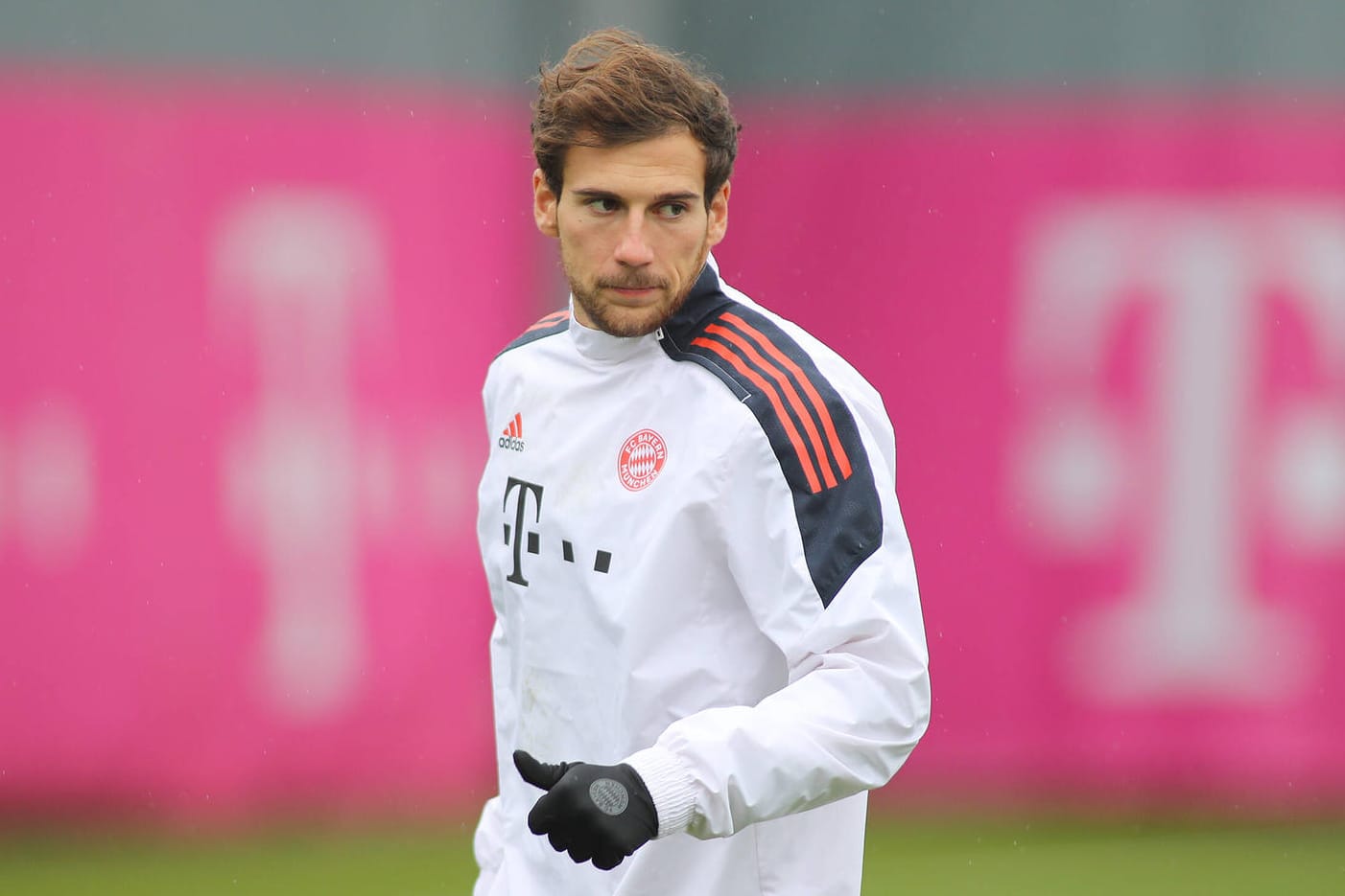 Leon Goretzka: Der Mittelfeldspieler musste das Training abbrechen.