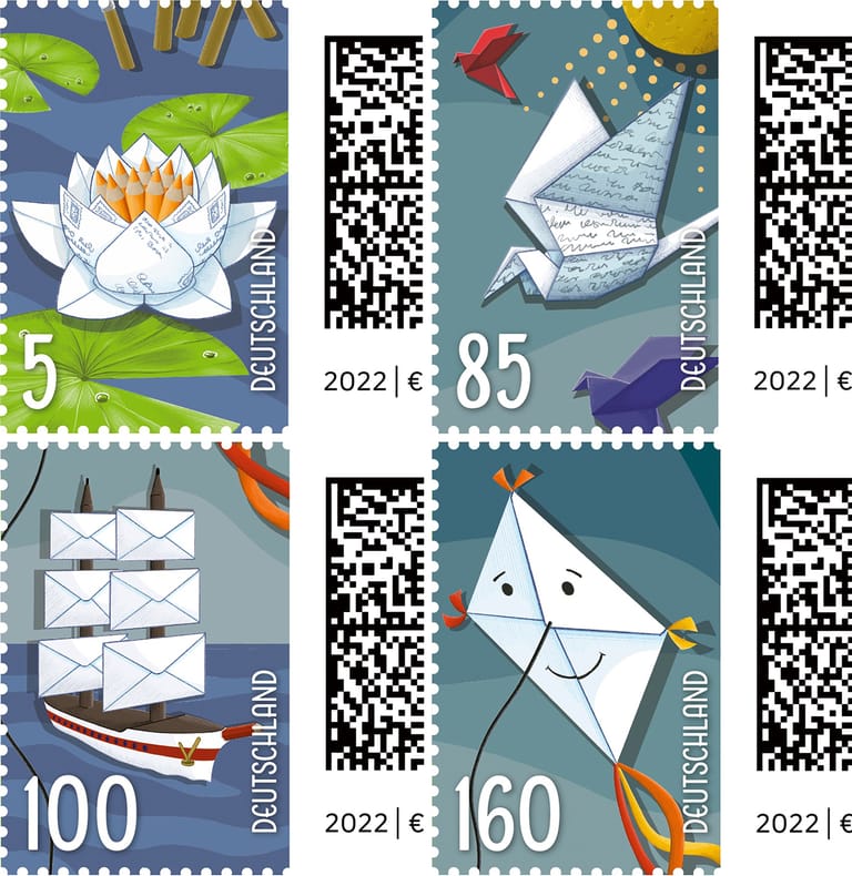 Post bringt neue BriefmarkenDauerserie heraus "Welt der Briefe"