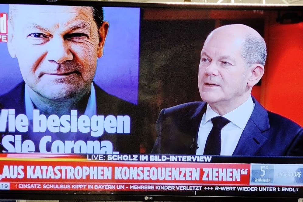 Nach dem Treffen der Ministerpräsidenten gab Olaf Scholz am 1. Dezember bei BILD TV ein Interview.