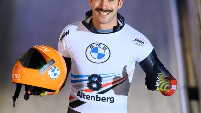 Freut sich nach seinem Sieg in Altenberg: Axel Jungk. Freut sich nach seinem Sieg in Altenberg: Axel Jungk.