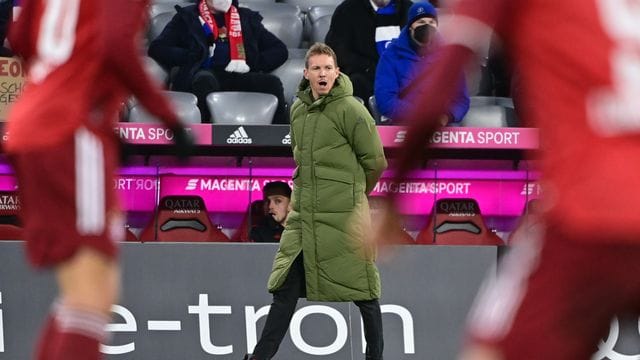 Trainer Julian Nagelsmann trifft mit dem FC Bayern München auf den BVB. Trainer Julian Nagelsmann trifft mit dem FC Bayern München auf den BVB.