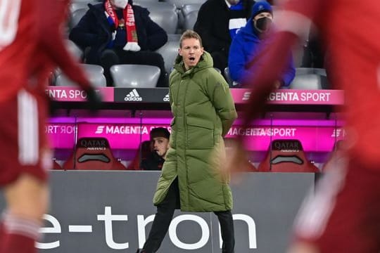 Trainer Julian Nagelsmann trifft mit dem FC Bayern München auf den BVB.