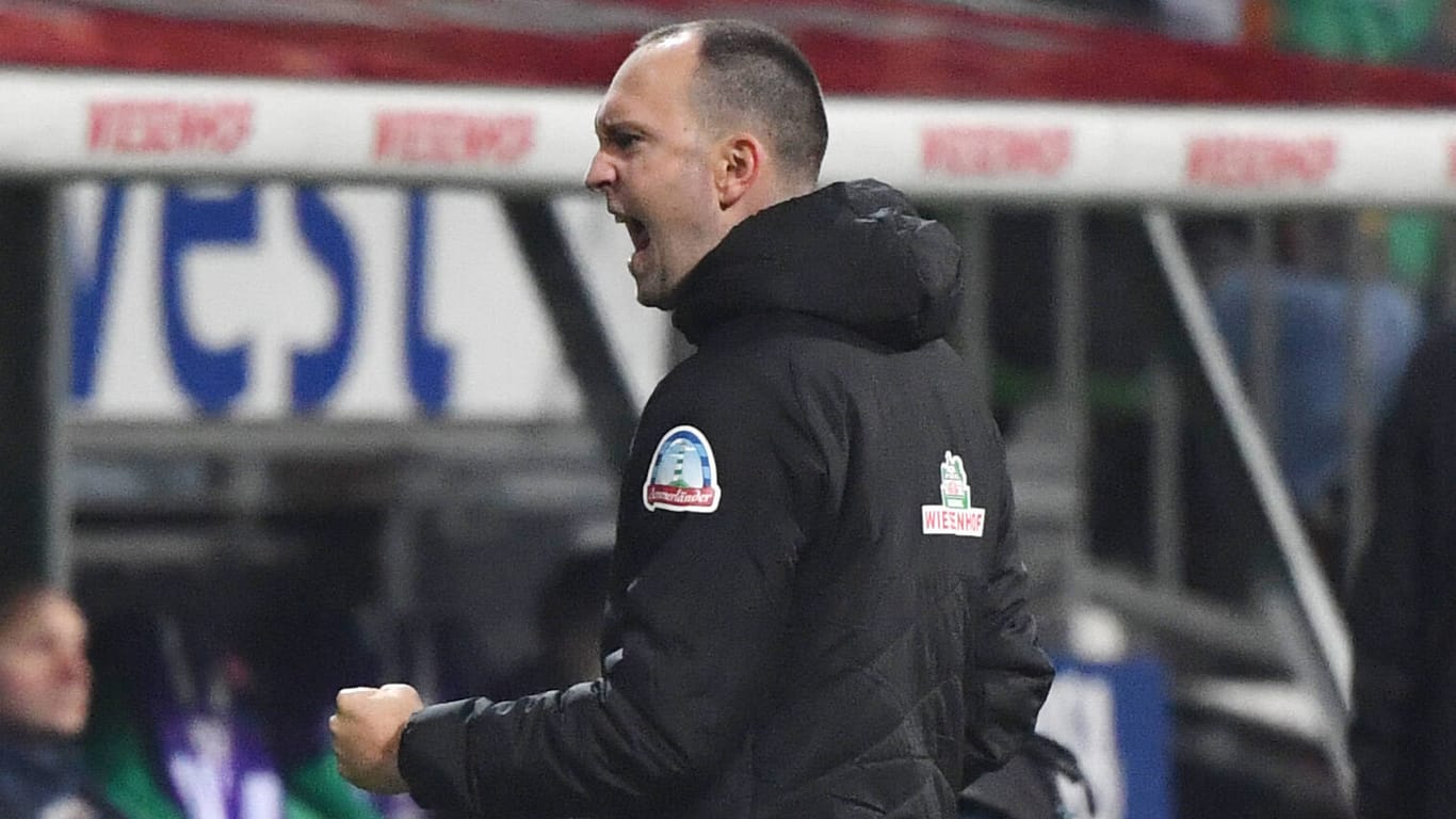 Ole Werner: Der Trainer holte bei seinem Debüt in Bremen einen Sieg.