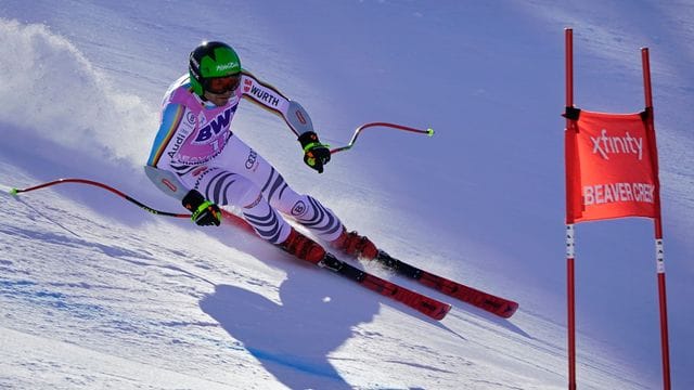 Fuhr beim Super-G in Beaver Creek auf Rang zehn: Andreas Sander in Aktion. Fuhr beim Super-G in Beaver Creek auf Rang zehn: Andreas Sander in Aktion.