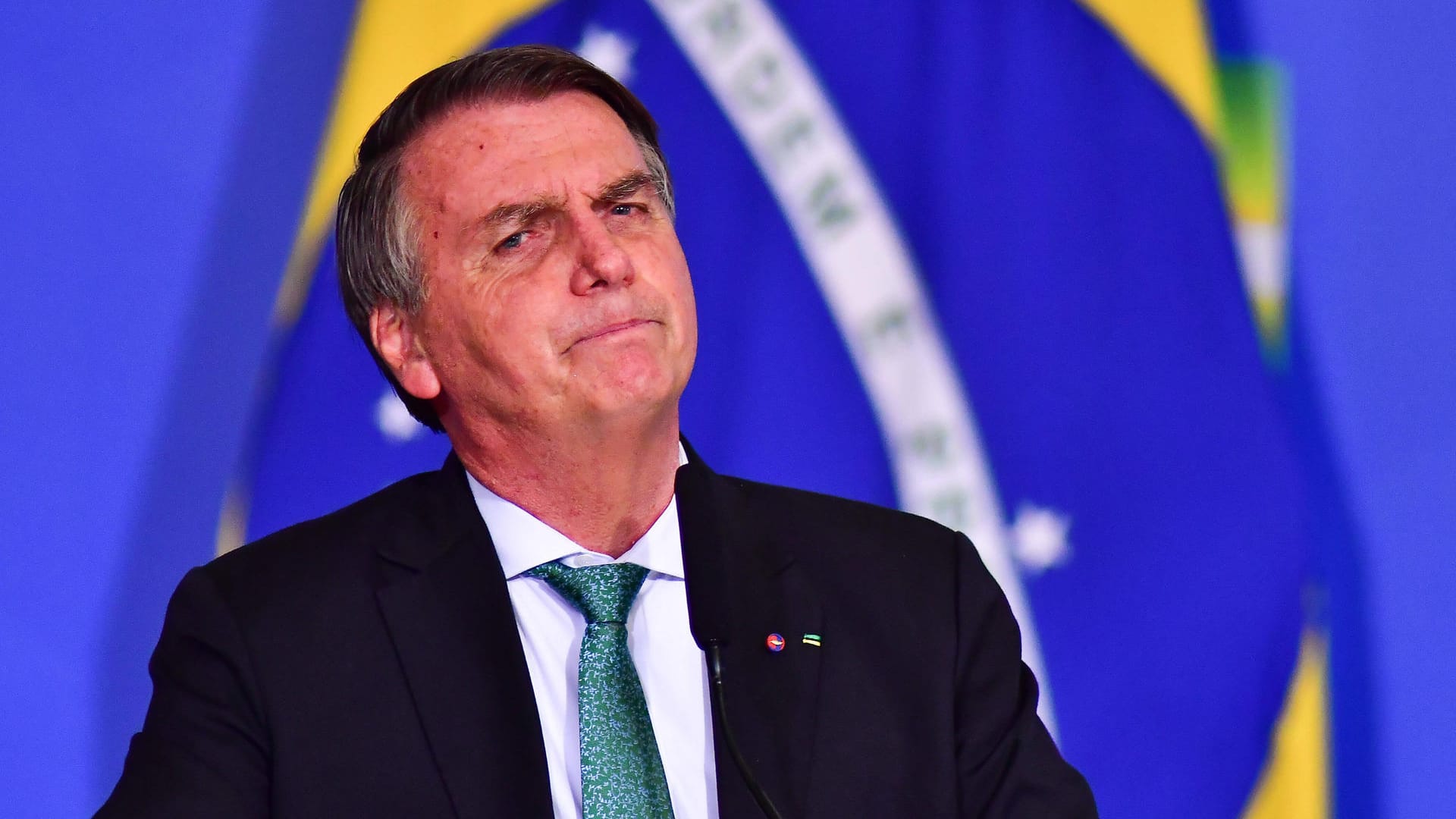 Brasiliens Staatschef Jair Bolsonar: Fake-News-Schleuder im Präsidentenpalast. Brasiliens Staatschef Jair Bolsonar: Fake-News-Schleuder im Präsidentenpalast.