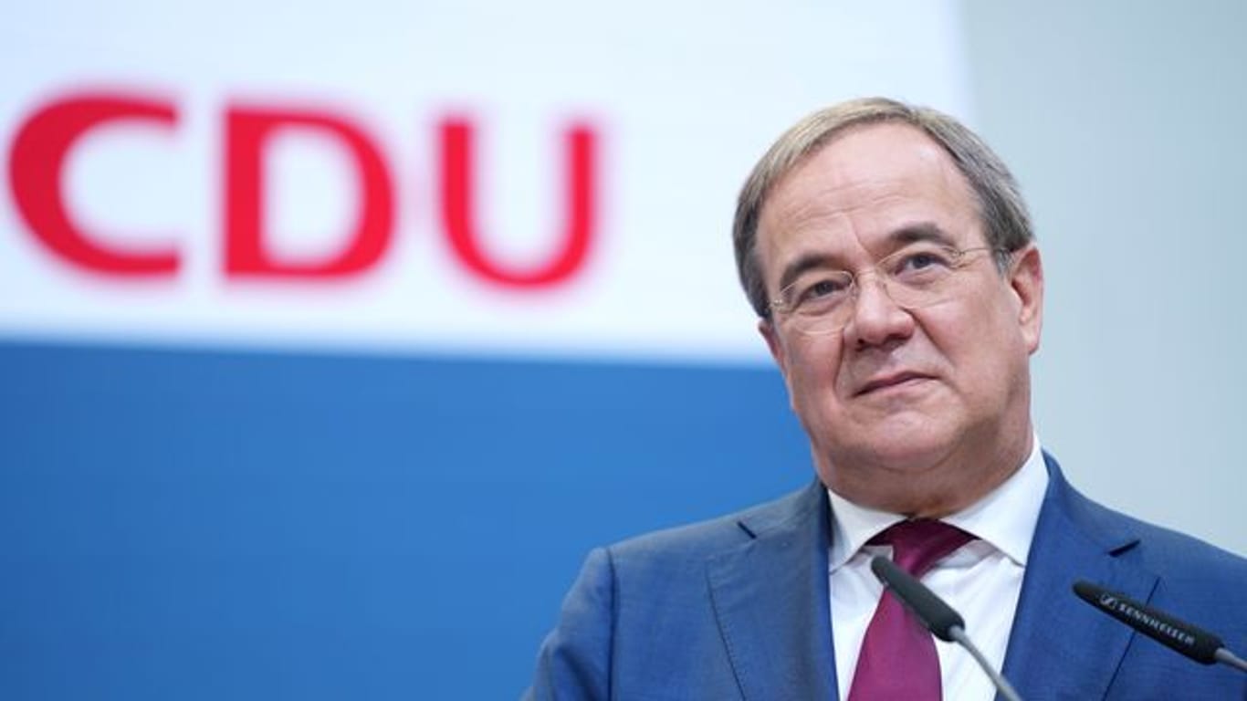 Armin Laschet: Der Noch-CDU-Chef hat die Indiskretion in der Union angeprangert.