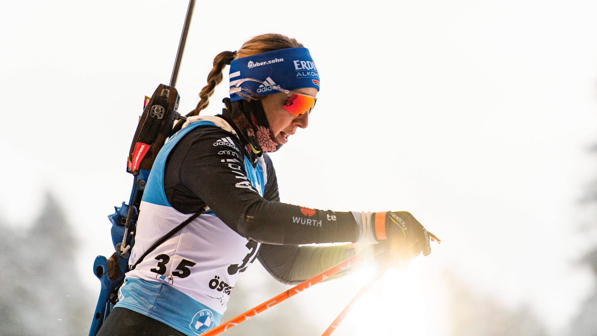 Franziska Preuß: Im Sprint war sie die beste deutsche Biathletin.