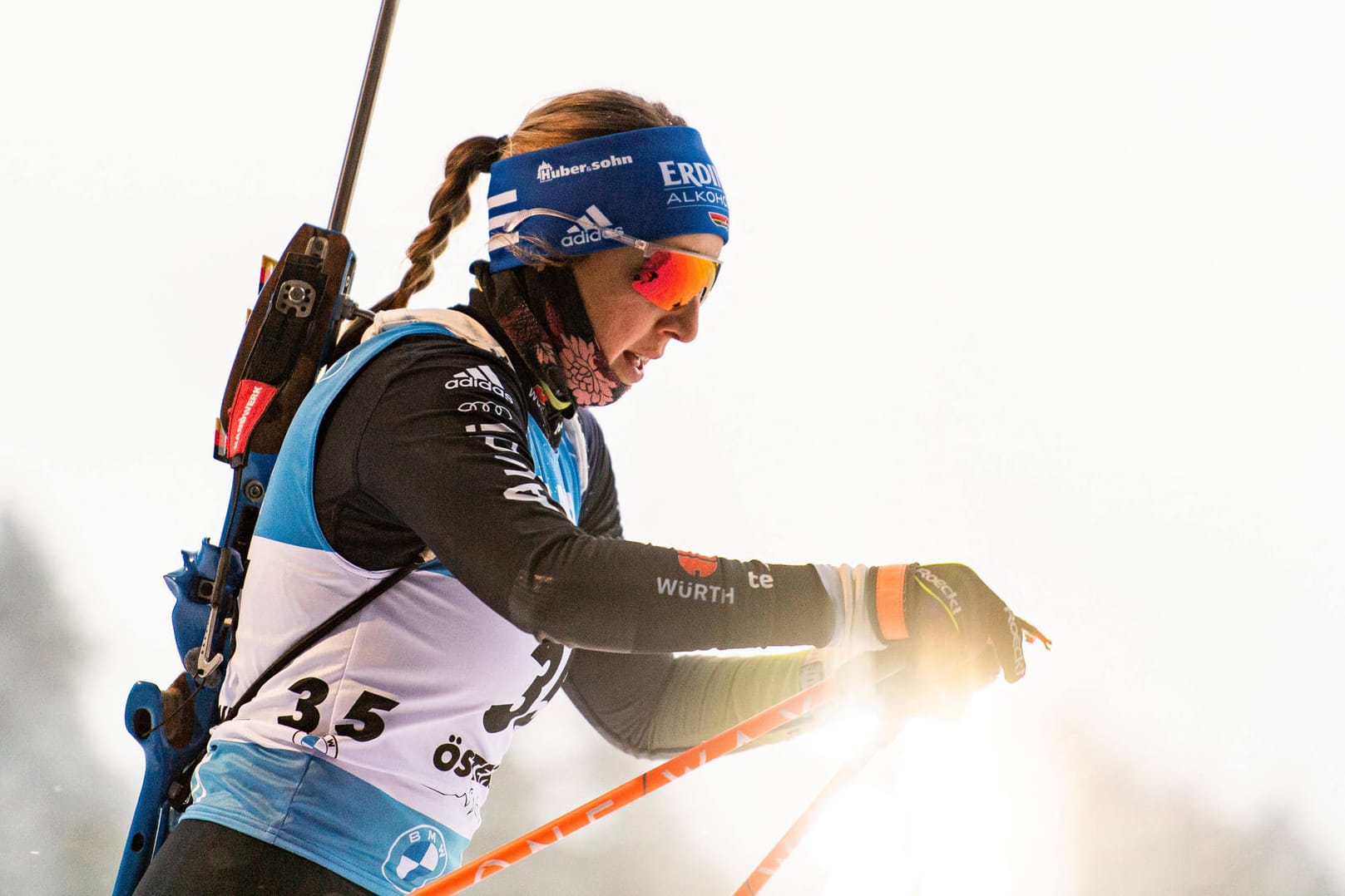 Franziska Preuß: Im Sprint war sie die beste deutsche Biathletin.