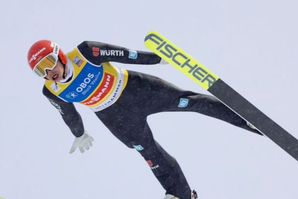 Belegte mit Deutschlands Kombinieren Platz zwei in Lillehammer: Erik Frenzel.