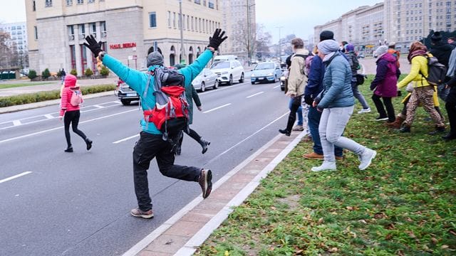 Demo gegen Corona-Regeln