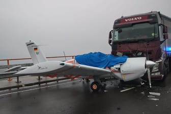 Schwarzbachtalbrücke: Ein Pilot hat die A62 hier als Landebahn genutzt.