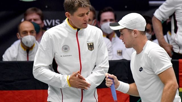 Blickt zuversichtlich in die Zukunft: Davis-Cup-Kapitän Michael Kohlmann (r). Blickt zuversichtlich in die Zukunft: Davis-Cup-Kapitän Michael Kohlmann (r).