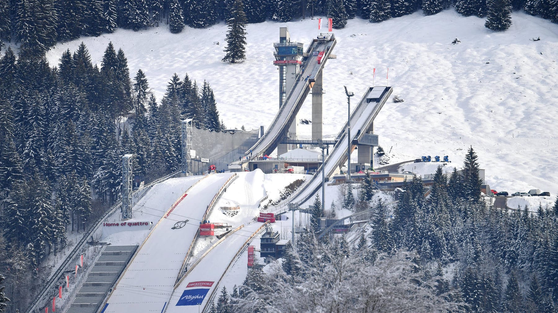 Skispringen Oberstdorf und Garmisch VierschanzentourneeStationen