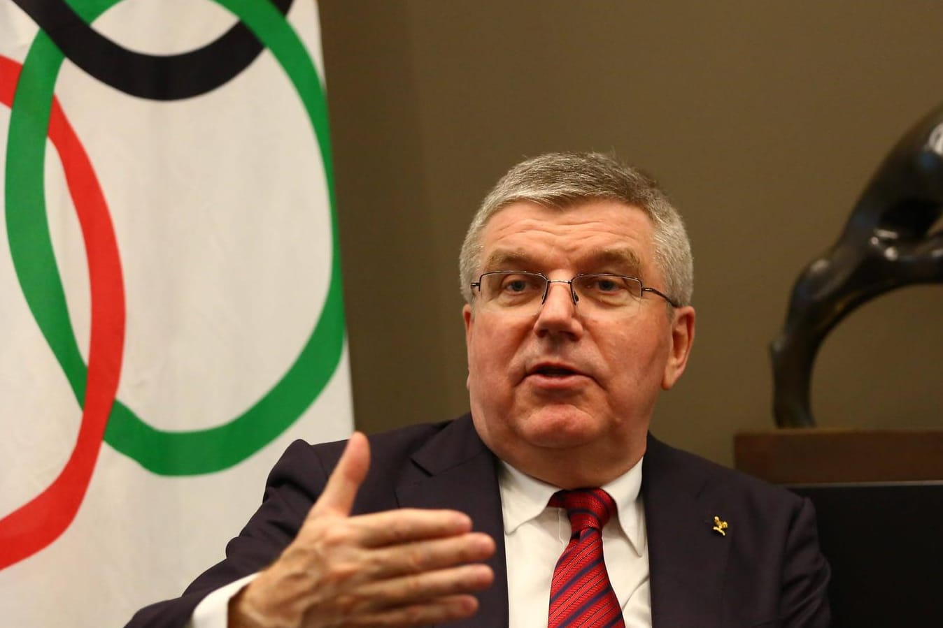 Hält an der IOC-Linie im Fall Peng Shuai fest: Der deutsche Präsident des Weltverbandes Thomas Bach.