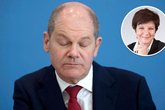 Olaf Scholz mit geschlossenen Augen: "Eigentlich schlafe ich gerne aus", berichtete der künftige Kanzler.