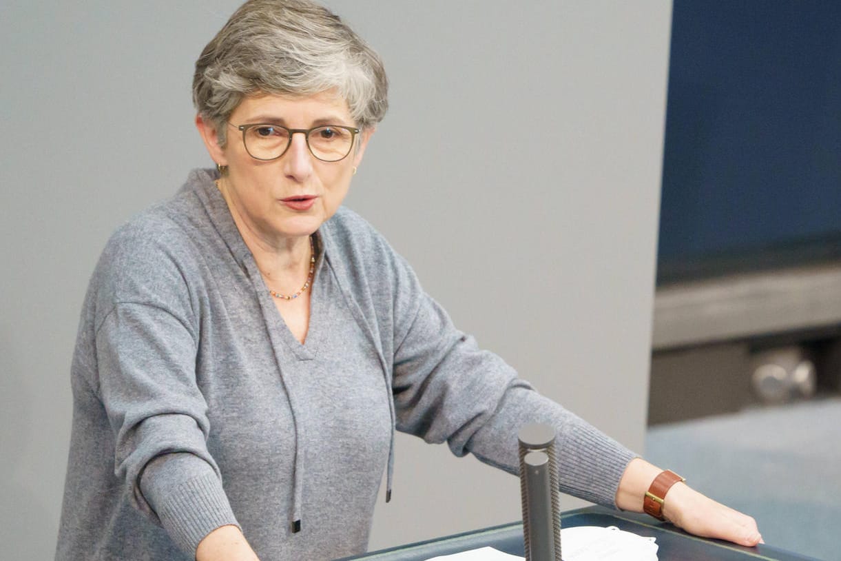 Britta Haßelmann: Mit Katharina Dröge bildet sie die neue Doppelspitze der Grünen-Bundestagsfraktion.