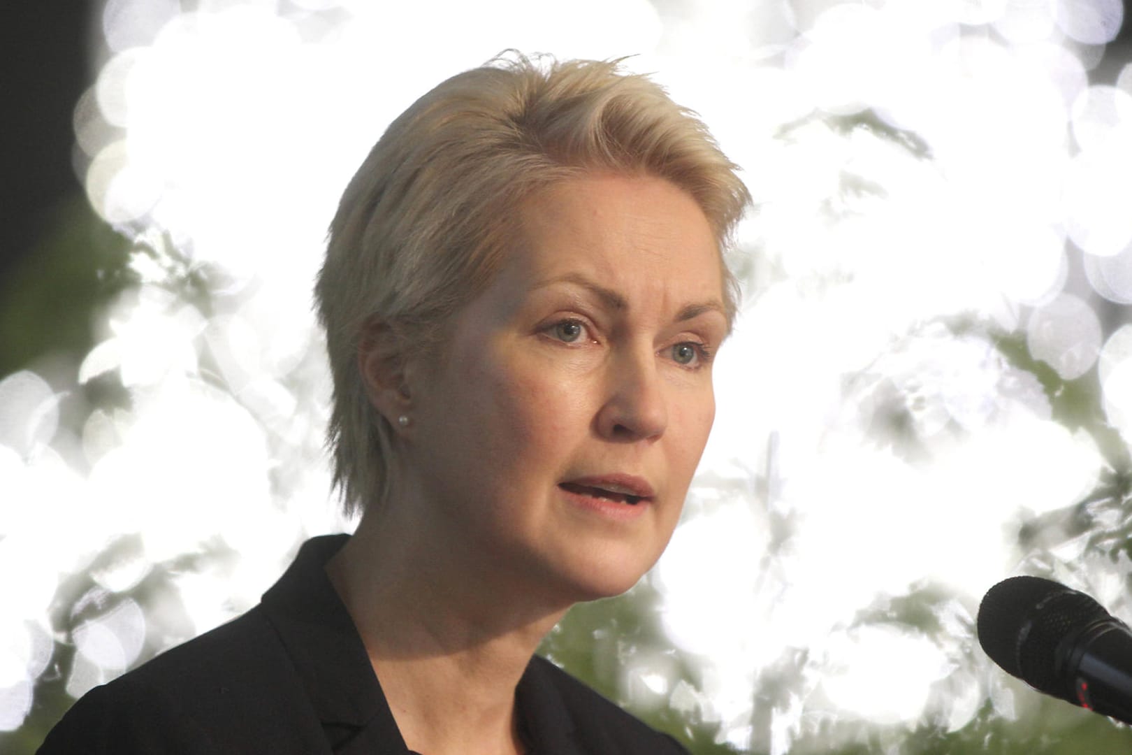 Die Ministerpräsidentin von Mecklenburg-Vorpommern, Manuela Schwesig (Archivbild): Anti-Corona-Demonstranten wollten vor ihrem Haus protestieren.
