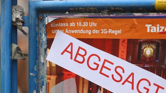 Wegen der Corona-Pandemie wurden viele Veranstaltungen abgesagt. Wegen der Corona-Pandemie wurden viele Veranstaltungen abgesagt.